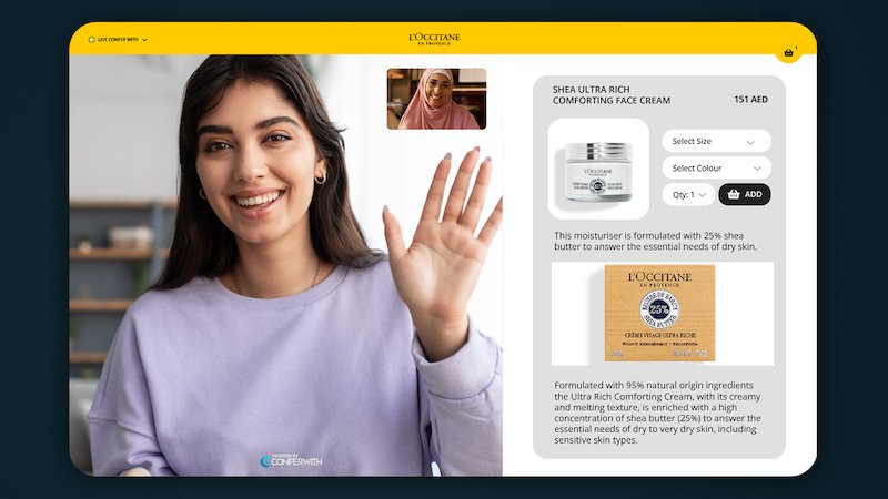 Confer With selected for L’Occitane Accelerator to implement video shopping solutions in Middle East