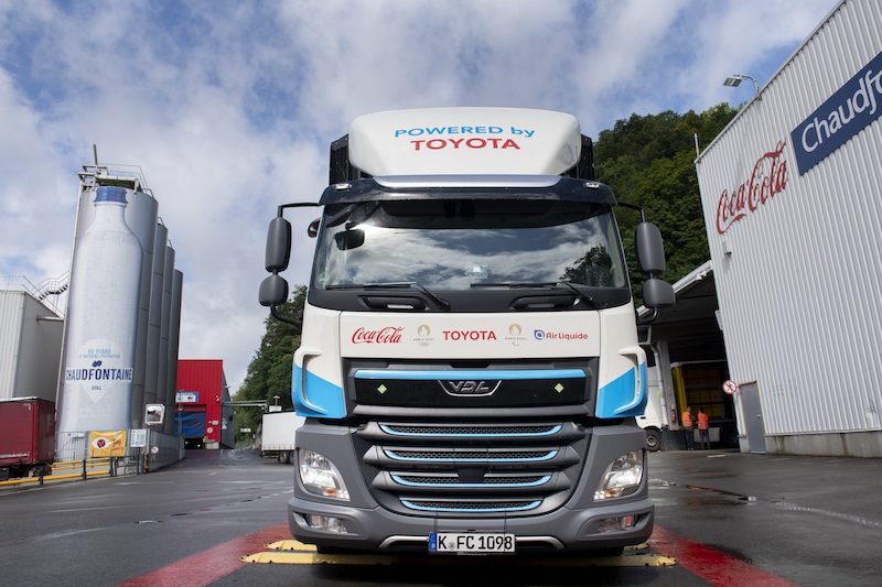 Sustainable mobility: Toyota joins Coca-Cola and Air Liquide for heavy duty hydrogen fuel cell truck test programme