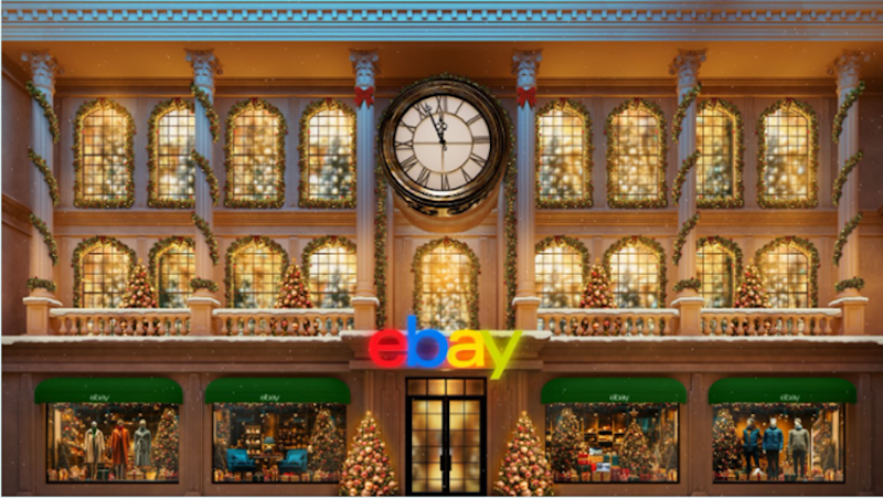 eBay’s Listings in Lights delivers immersive Christmas shopping experience on busy London high street