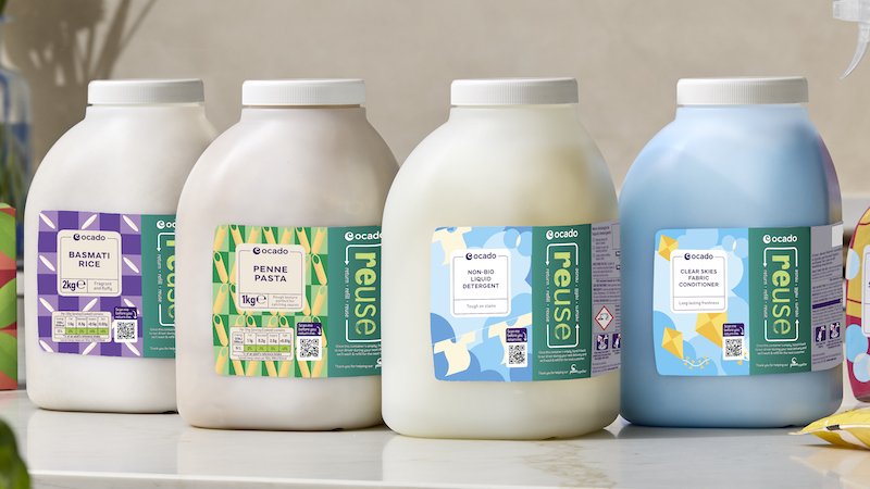 Online supermarket Ocado Retail launches its first reusable packaging pilot in partnership with the Refill Coalition