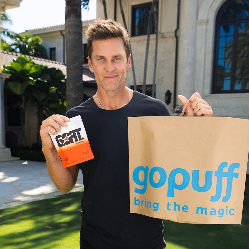 NFL legend Tom Brady's GOAT Gummies brand launches exclusively on q-commerce platform Gopuff