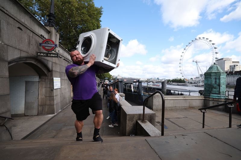 Currys teams with British media personality and retired strongman Eddie Hall to plug retailer’s repairs service