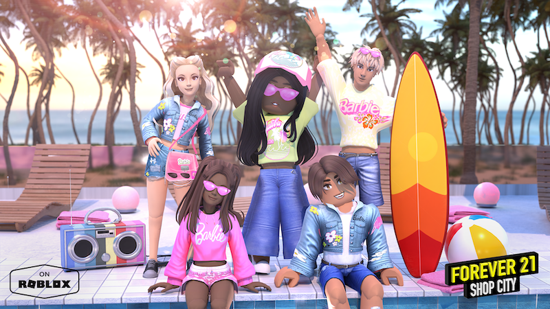 Forever 21 x Barbie collection launches metaverse experience on Roblox