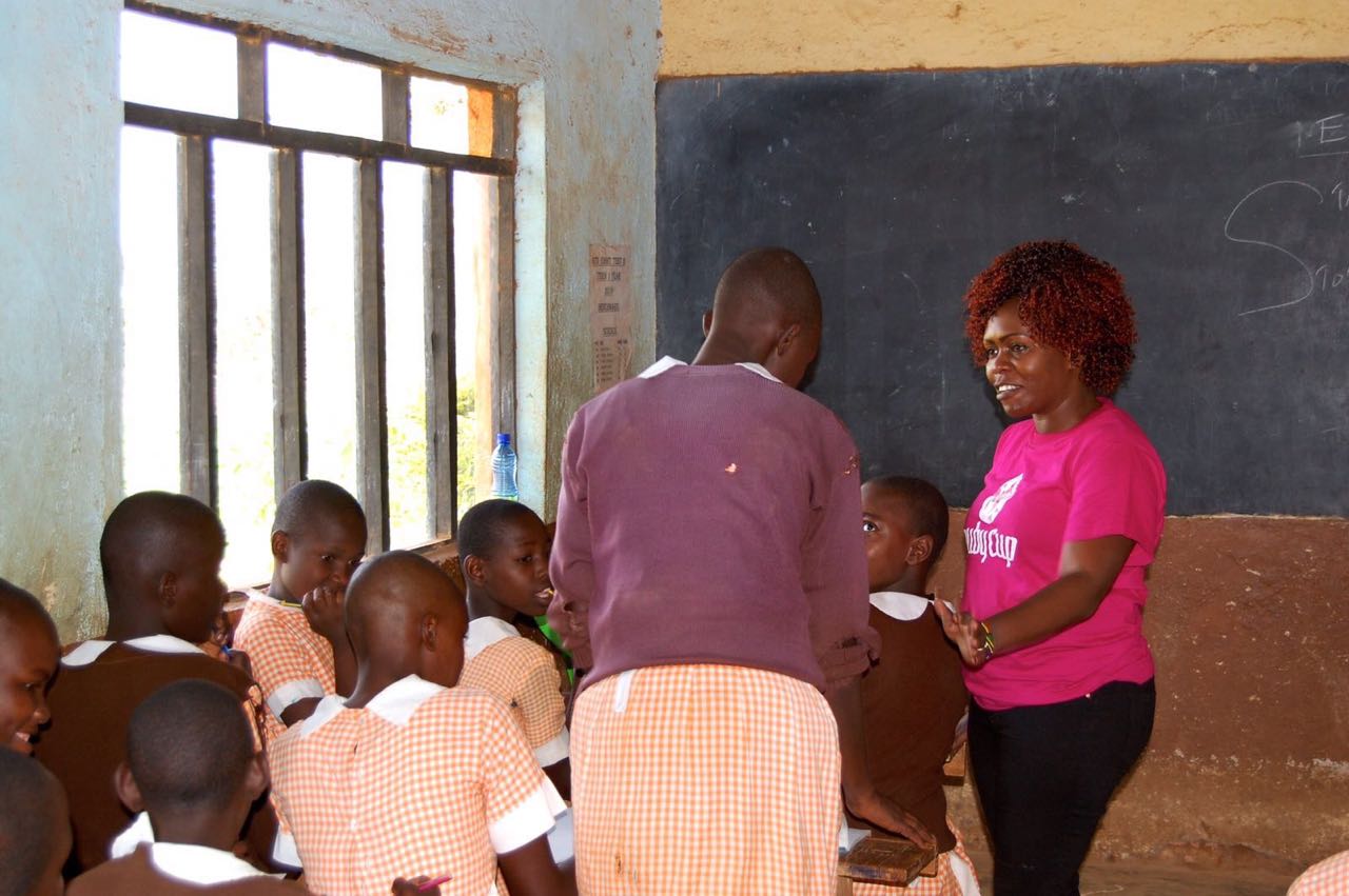 Ruby Cup Menstrual Management Workshop in Kenya