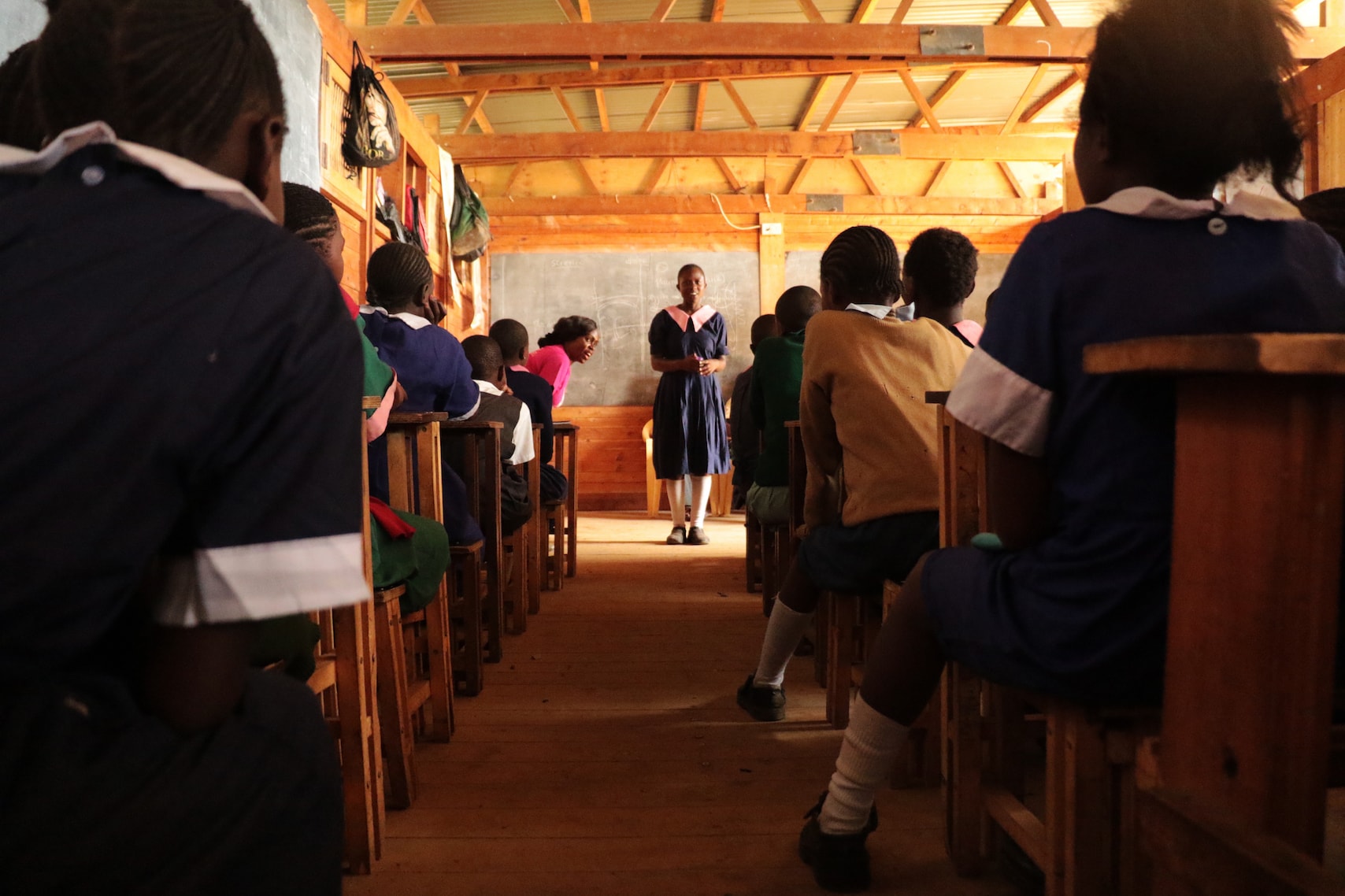 school girls in Kenya