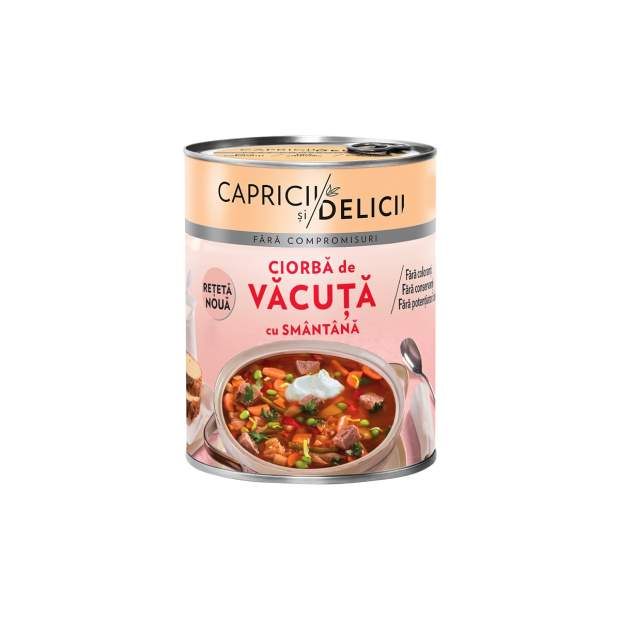 Capricii și Delicii - Polévka z hovězího masa 400 g