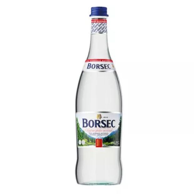 Borsec - Minerální voda ve skle sycená 0,75 L