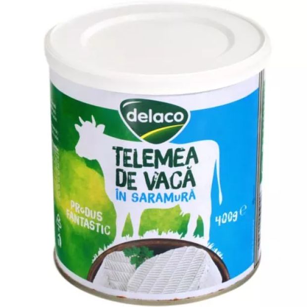Delaco - Sýr z kravského mléka v plechovce 400 g
