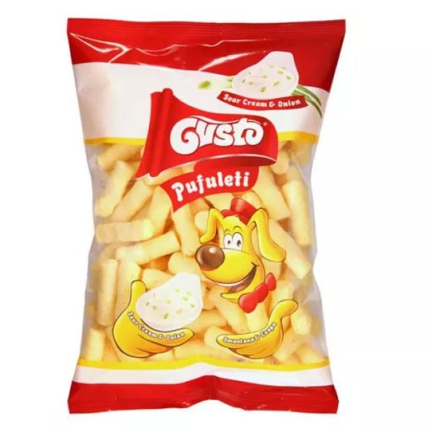 Gusto - Křupky s příchutí smetany a jarní cibulky 80 g