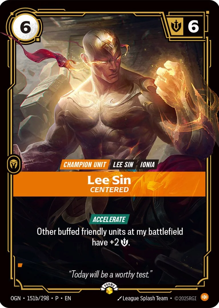 Lee Sin, Centered