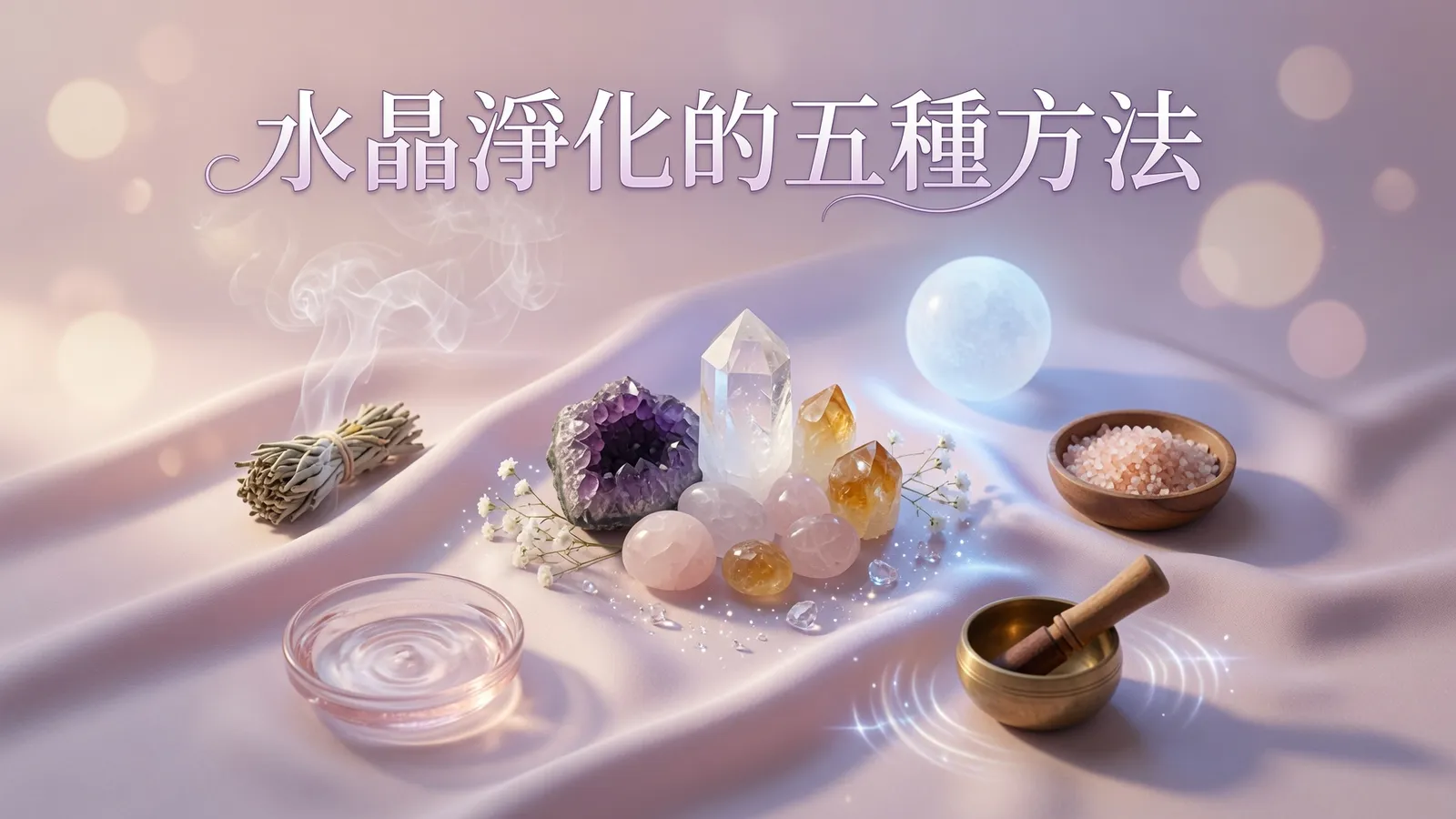 水晶淨化的五種方法