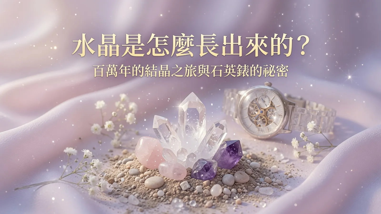 水晶是怎麼長出來的?百萬年的結晶之旅與石英錶的祕密