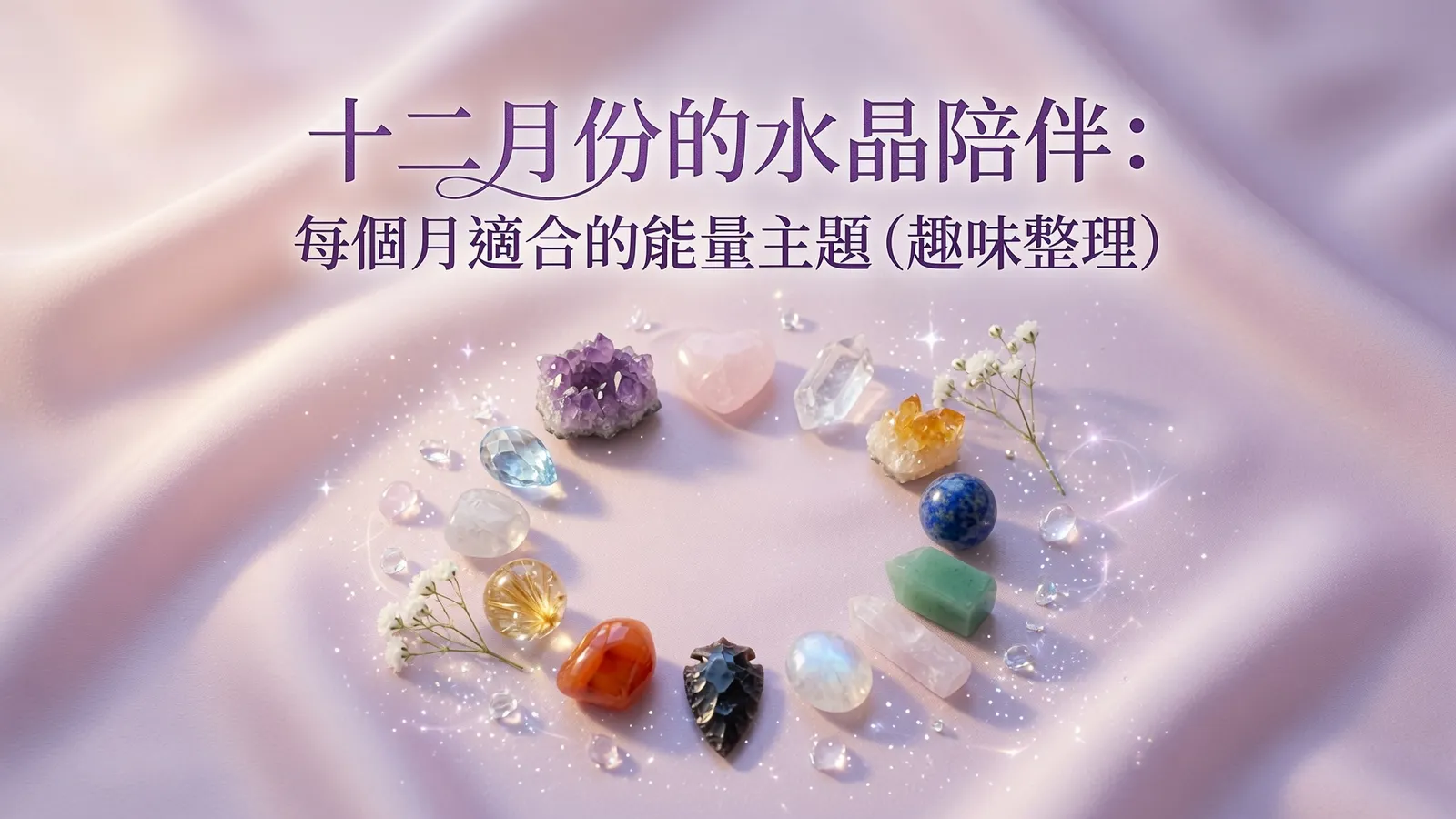 十二月份的水晶陪伴：每個月適合的能量主題