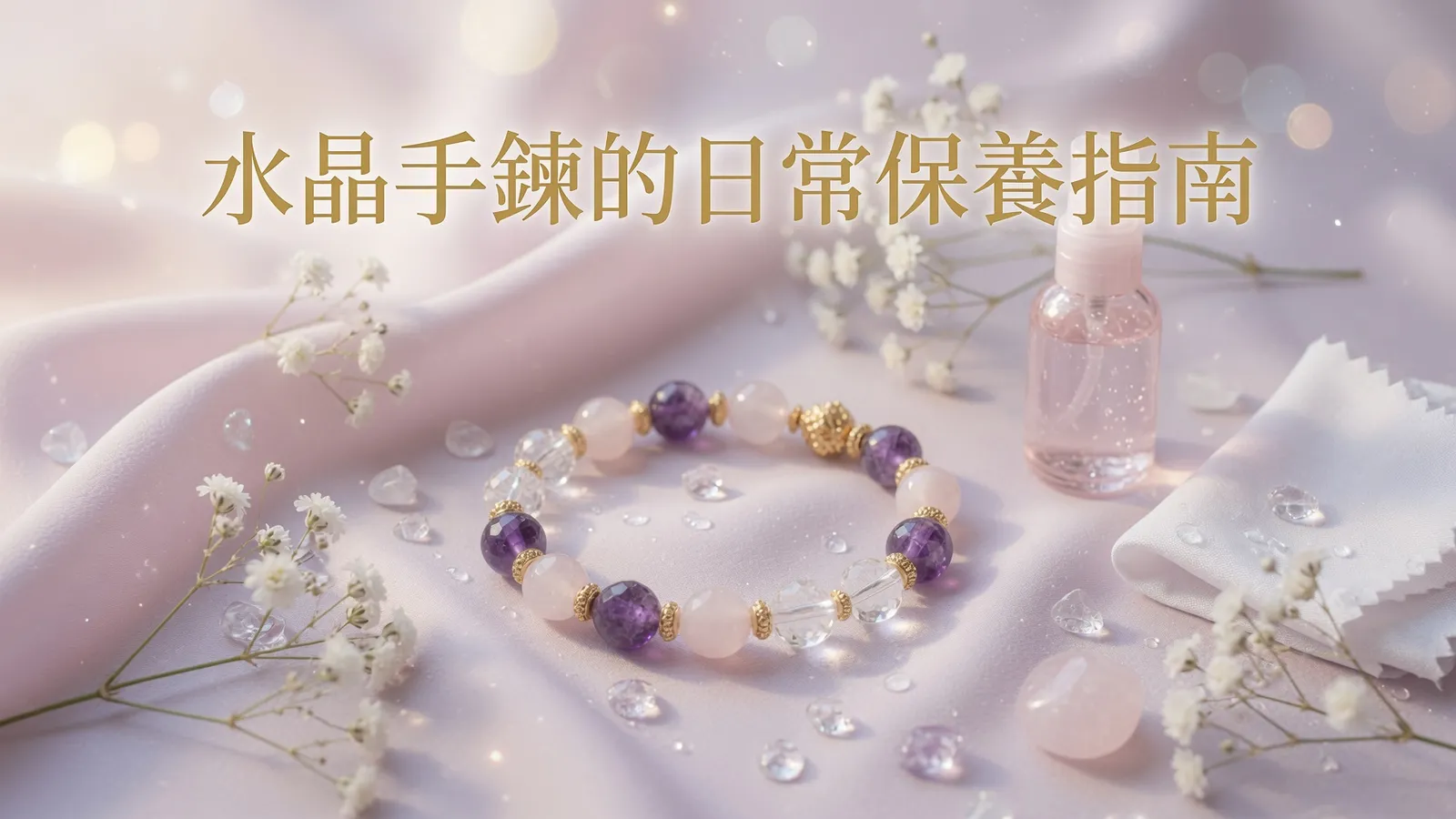 水晶手鍊的日常保養指南