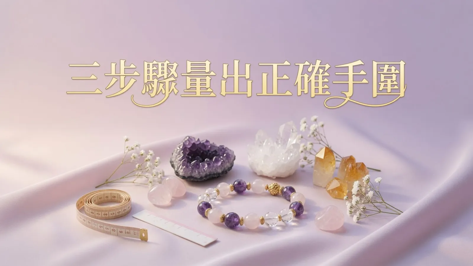 三步驟量出正確手圍