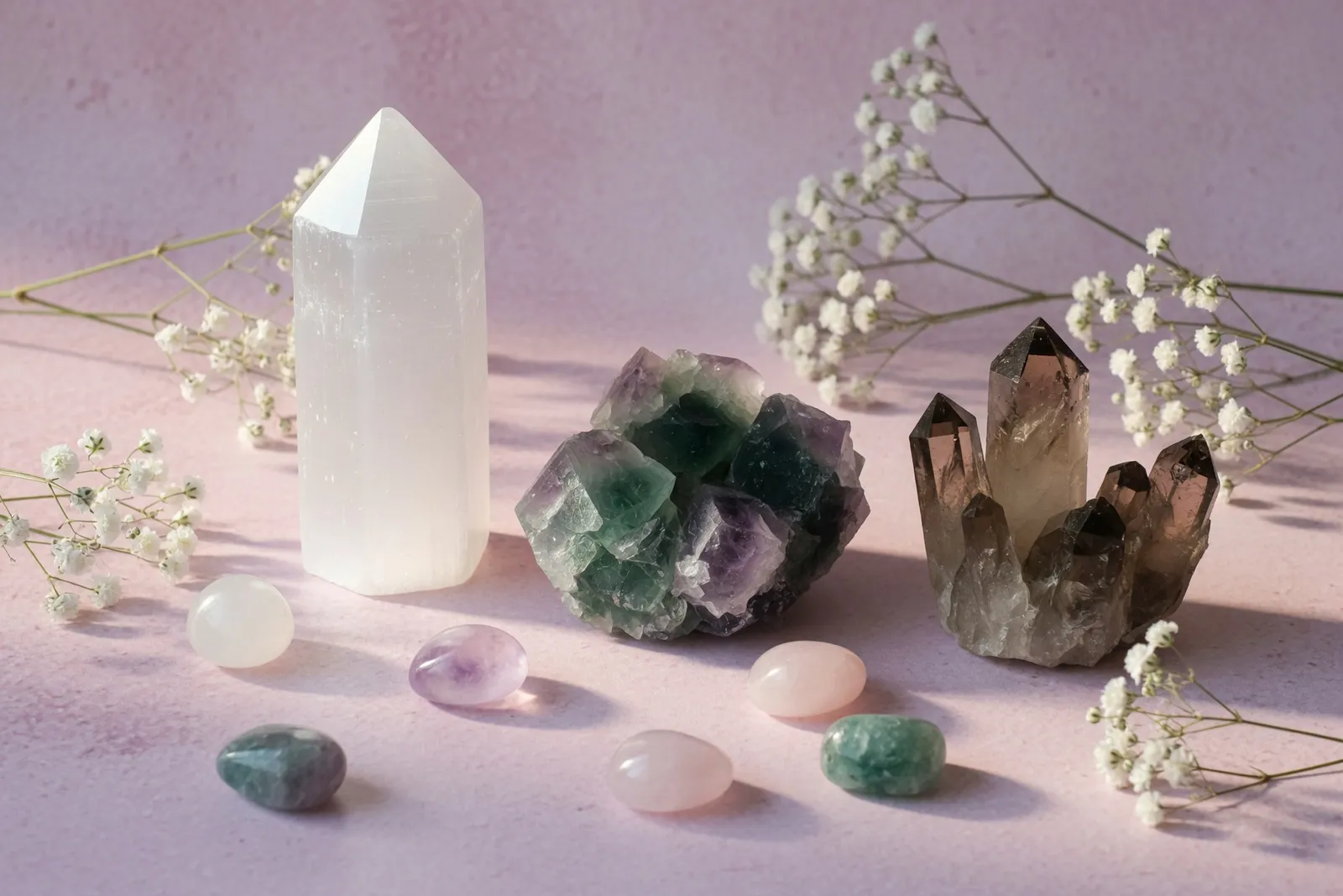 石英家族大集合:紫水晶、粉晶、黃水晶、煙晶其實是同一種礦物