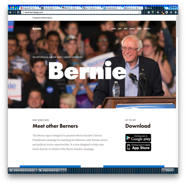 Bernie App Home