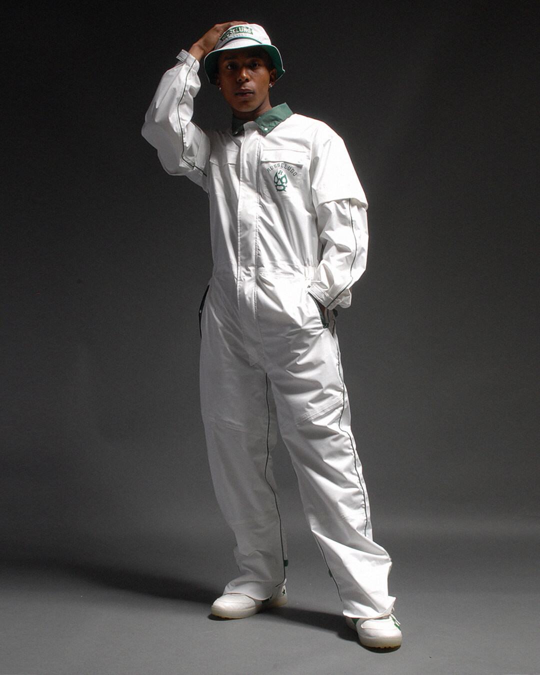 Russeluno Online Store / RAIN JUMP SUITS (SOLID)