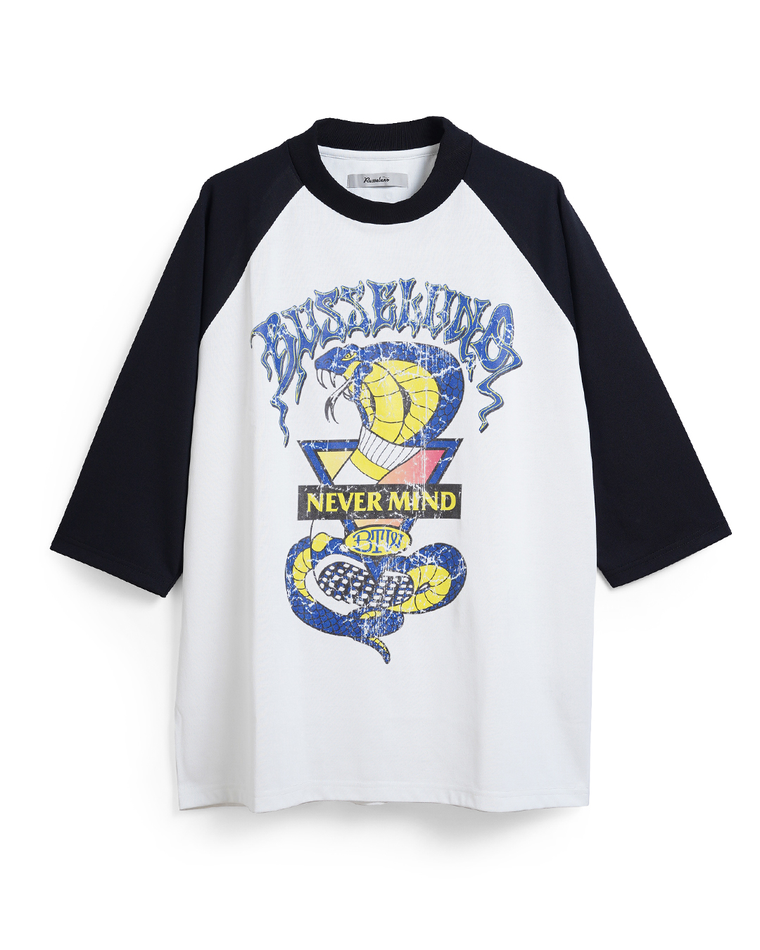 Russeluno Online Store / RAGLAN MOCKNECK TEE