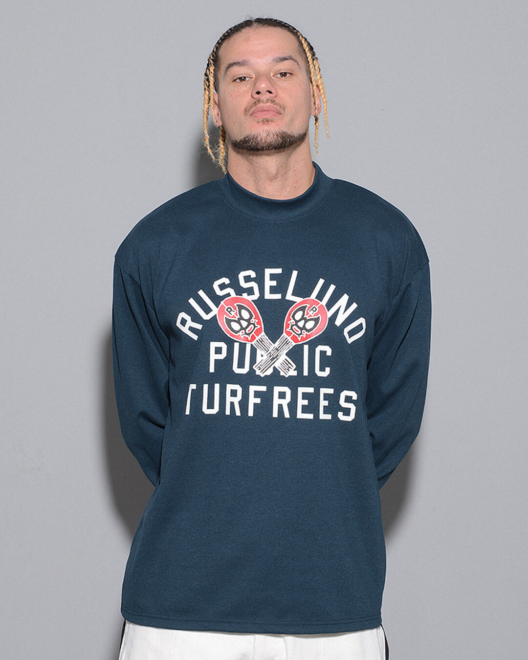Russeluno ラッセルノ RUS BOX HIGHNECK TEE 【公式通販】