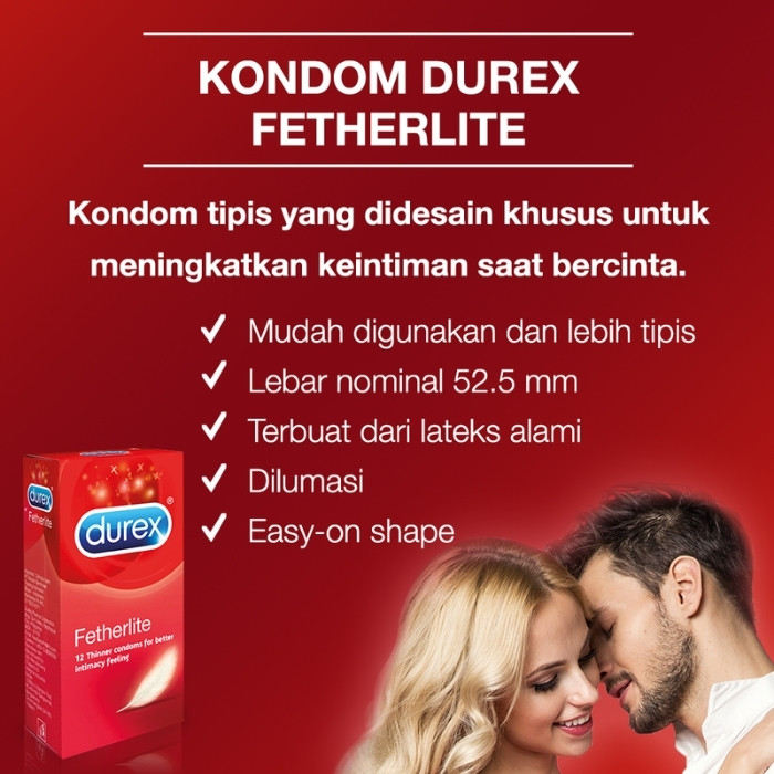 Jual Kondom Durex Fetherlite 12S Murah | Farmaku