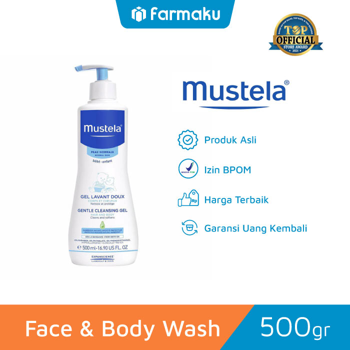 Mustela Gentle Cleansing Gel Hair & Body 500 ML