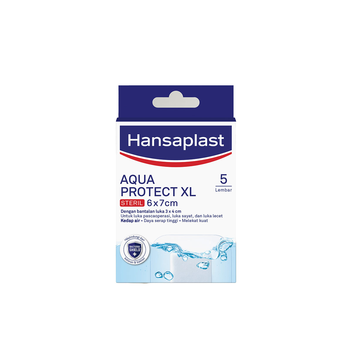 Hansaplast Aqua Protect Steril XL Plester Kedap Air Box 5 Lembar | Farmaku