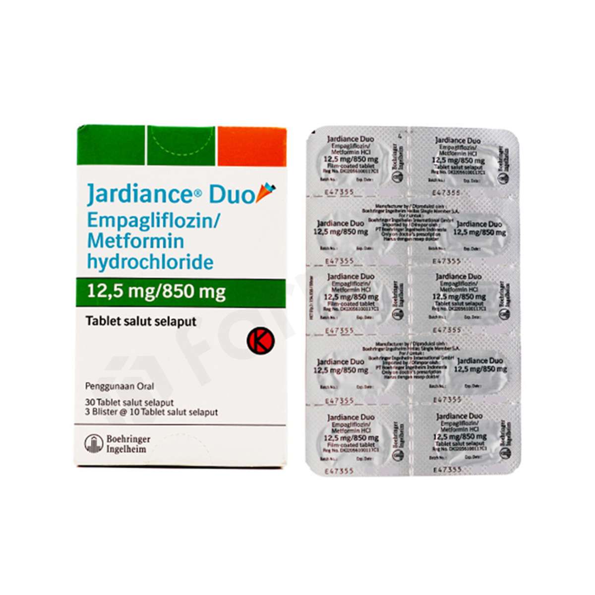 Jual Jardiance Duo 12,5 mg / 850 mg | Farmaku