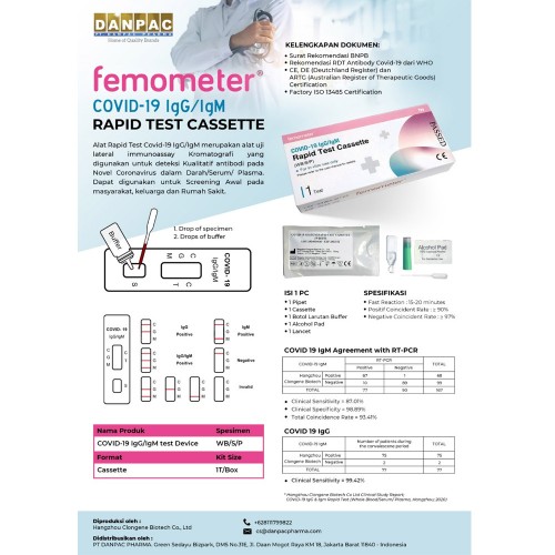 Kit test cara covid menggunakan Bantuan PPC