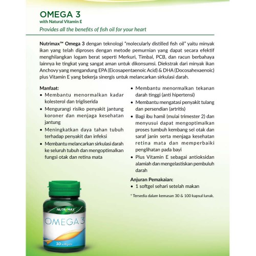Jual Nutrimax Omega 3 100S | Farmaku