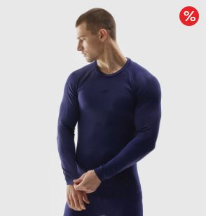 Men's seamless thermoactive underwear (top)