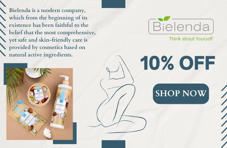 N Biclenda is a modern company, . which from the beginning of its existence has been faithful to the belief that the most comprehensive, yet safe and skin-friendly care is provided by cosmetics based on natural active ingredients. Bielenda Think about Yourself 0% OFF OO NN NN 