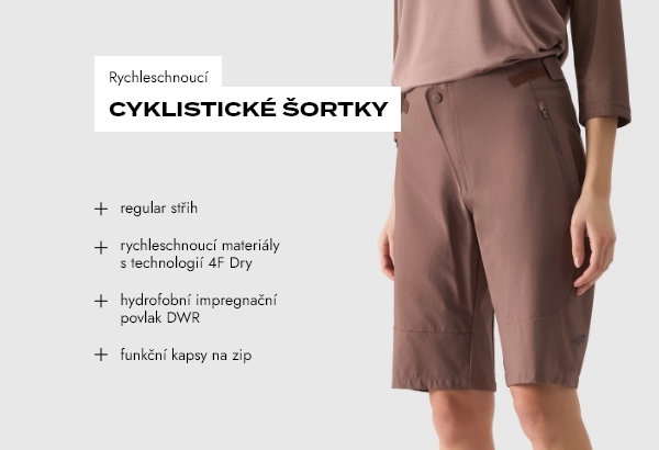 cyklistické kraťasy a kalhoty
