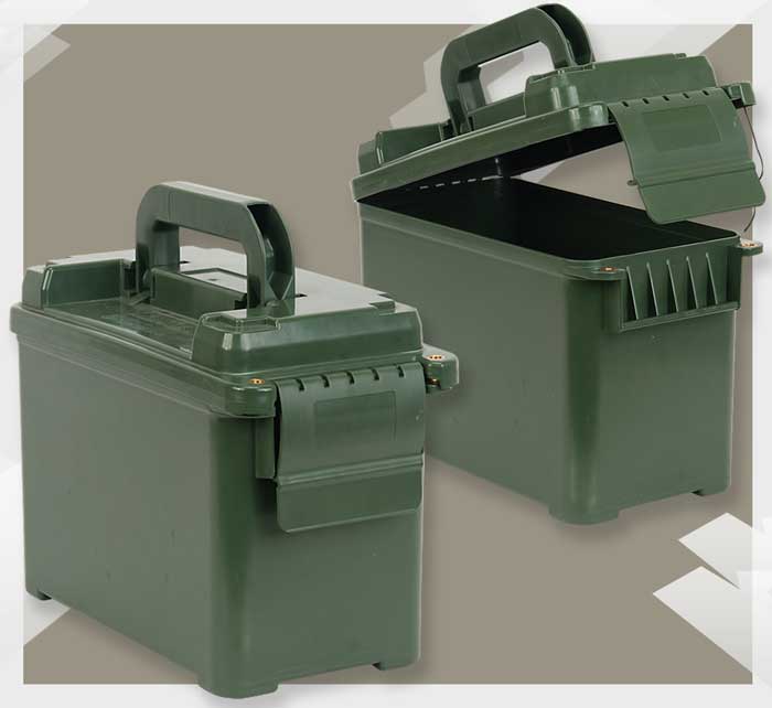 08-7541 SWISS ARMY REINFORCED PLASTIC AMMO CAN