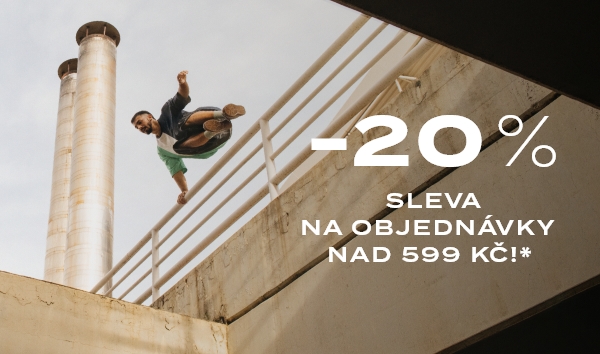 20% Při objednávkách nad 599 Kč