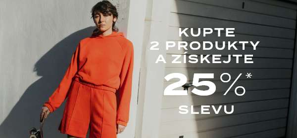 Kupte 2 produkty a získejte 25% SLEVU!