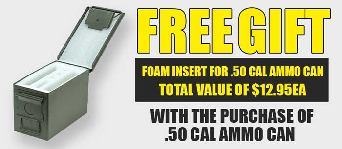 FREE GIFT AMMO CAN INSERT