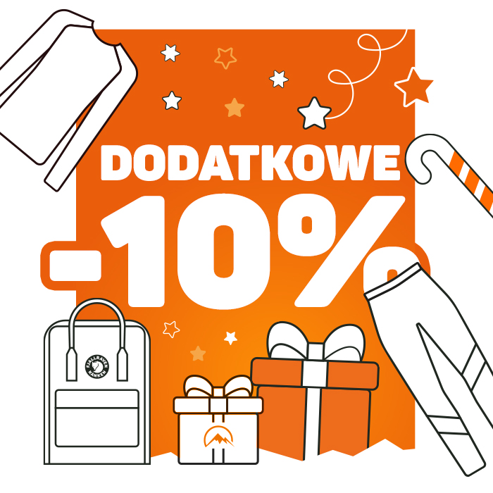 Dodatkowe -10% na bieliznę i plecaki