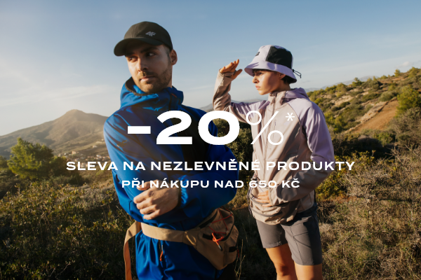 20% sleva na nezlevněné produkty při nákupu nad 650 kč