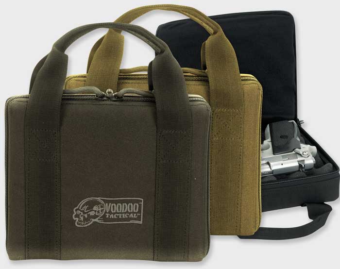 20-0211 VOODOO TACTICAL HARD SIDED PISTOL CASES