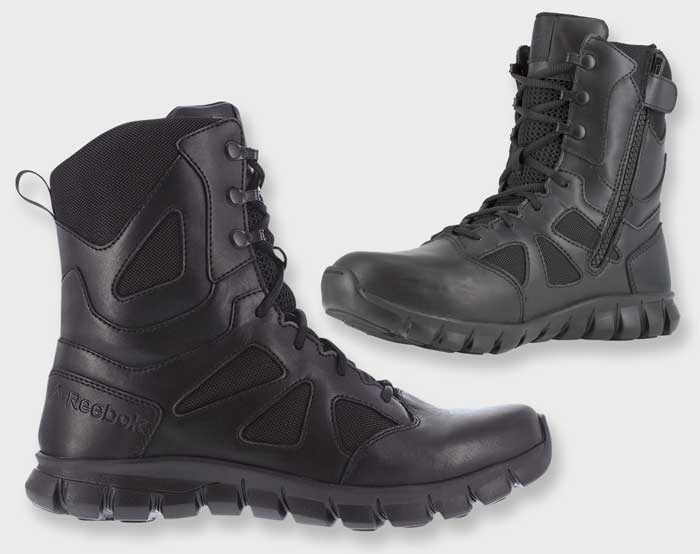 04-0431 REEBOK 8" TACTICAL BOOT WITH SIDE ZIPPER