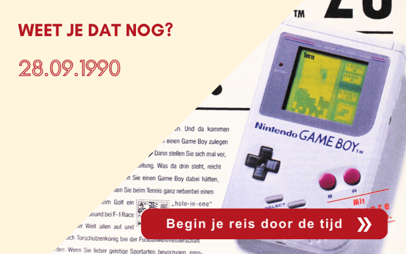  Septemberoverzicht: Game Boy en je hoogtepunten in de originele krant!