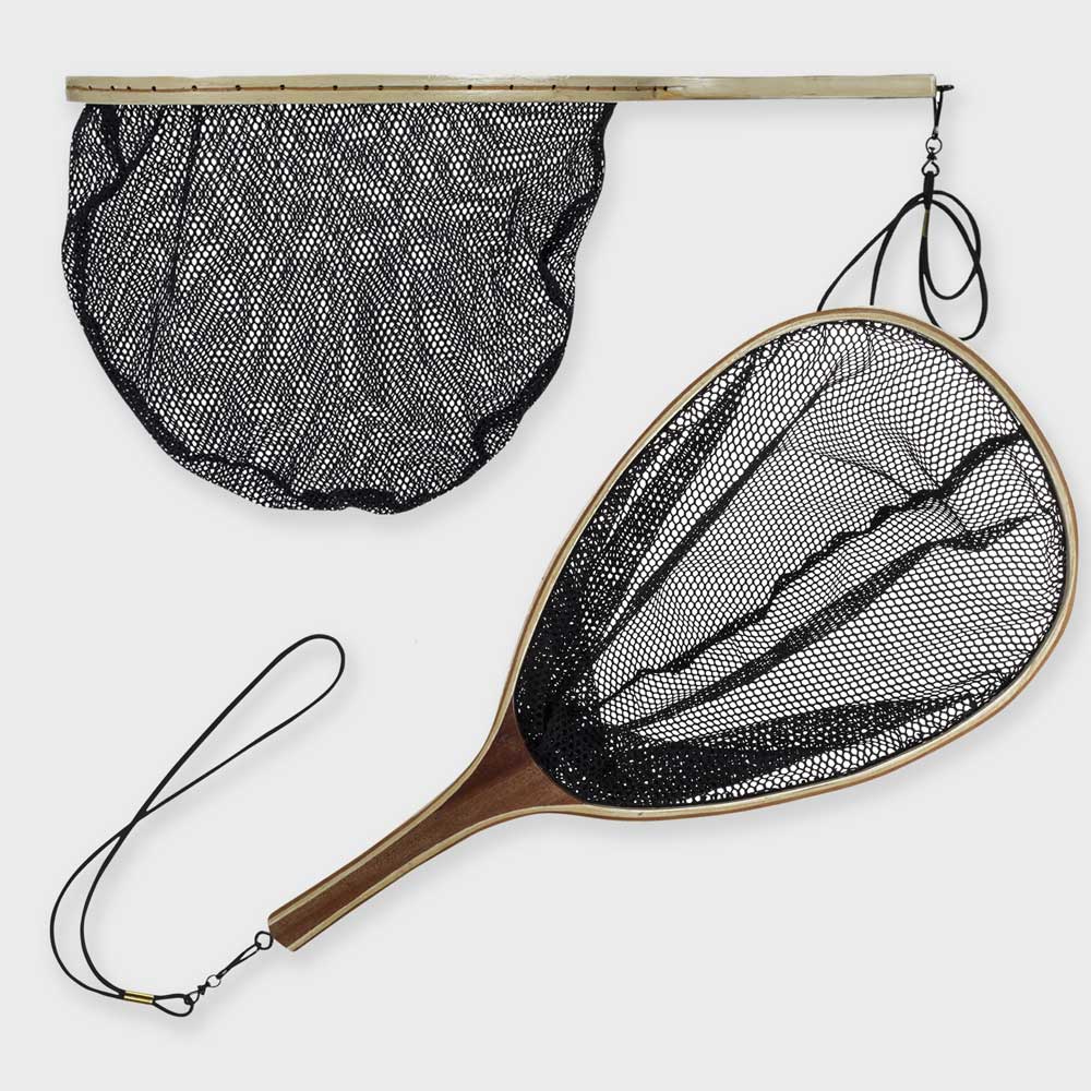 17-1600 FISH NET WITH WOOD HANDLE 23" LONG