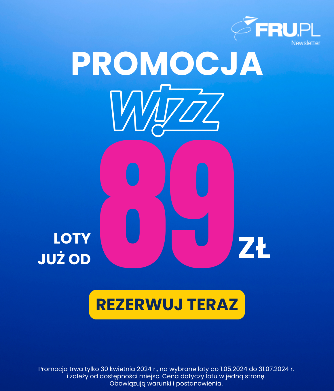 Oferty specjalne - Bilety lotnicze - Zarezerwuj teraz - FRU.PL