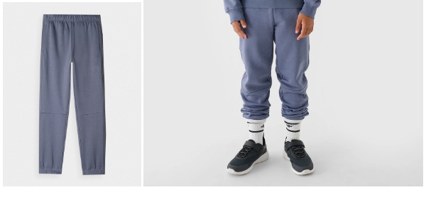 Chlapecké tepláky typu jogger - tmavě modré