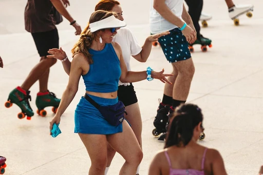 🛼 Jul 04: Miami Beach July 4th Roller Disco
Bust out your smoothest skate moves at the Fourth of July edition of Miami Beach Bandshell’s Roller Disco.
The July 4th Roller Disco is part of the City of Miami Beach’s annual Fire on the Fourth celebration, offering a full day of family-friendly activities leading up to a fireworks and drone show display over the beach at 9:00 p.m.
Food and beverages will be available for purchase at the Bandshell.