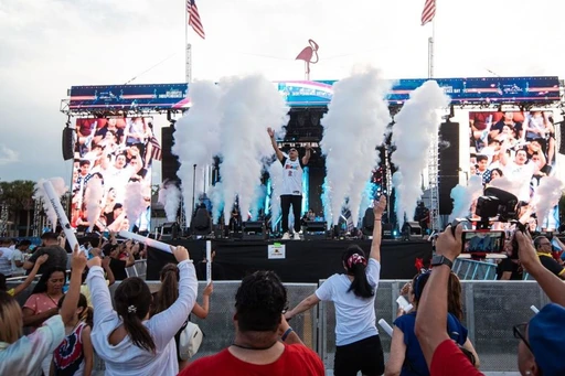 10 Best Spots To Catch Glittering 4th Of July Fireworks Around Miami
If you’re looking to catch all the action, we’ve gathered several sky-gazing locations to choose from, whether you prefer a glamorous hotel, sitting seaside or a fireworks display at an exciting ball game. Here’s where you can get the best views of the 4th of July fireworks in Miami:
1. The Biltmore Hotel, Coral Gables
Where: 1200 Anastasia Avenue, Coral Gables, FL
2. Lummus Park, Miami Beach
Where: Lummus Park, Ocean Drive and 12th Street, Miami Beach, FL
3. Bayfront Park, Downtown Miami
Where: 301 Biscayne Blvd, Miami, FL
4. LoanDepot Park, Little Havana
Where: 501 Marlins Way, Miami, FL
5. Milander Park, Hialeah
Where: 4800 Palm Ave, Hialeah, FL
6. Peacock Park, Coconut Grove
Where: 2820 McFarlane Rd, Miami, FL
7. The Ritz-Carlton, Key Biscayne
When: Party runs from 7 p.m. to 10 p.m., with fireworks at 9 p.m.
8. Homestead-Miami Speedway
Where: 1 Ralph Sanchez Speedway Blvd, Homestead, FL
9. JW Marriott Turnberry Resort & Spa, Aventura
Where: 19999 W Country Club Dr, Aventura, FL
10. Tropical Park, Olympia Heights