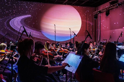 Catch spectacular Immersive Space Symphony shows!
Arriving in Miami this July, Immersive Space Symphony blends classical music with 360° visual projections, so you’ll be transported to outer space right from your seat!
⭐ Immerse yourself in a unique audiovisual concert, where modern technology reinvents classical music
🤩 Be mesmerized by cutting-edge 360-degree projection-mapping technology, bringing every surface to life with visual animations
🎵 Listen to an exceptional live orchestra, featuring some of the most talented musicians in the United States
🌌 Be transported to outer space, as the visual animations move in time with the live music
Through Gustav Holst’s ‘The Planets’, Strauss’ ‘Also sprach Zarathustra’ (the opening music for 2001: A Space Odyssey), and selections from Hans Zimmer’s epic soundtrack for Interstellar, join the waitlist to this groundbreaking spectacle here.