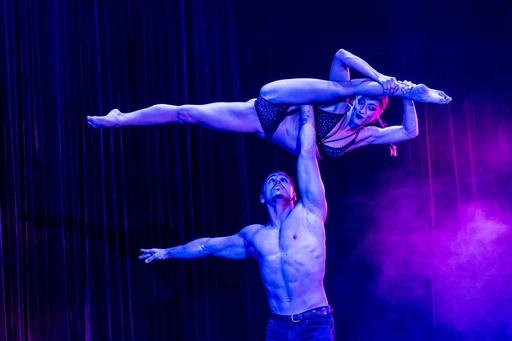 Stunning aerial acrobatics at AirOtic Soirée
Sip on magical cocktails and join a cast of world-class acrobats as they put on a classic cirque-style show with AirOtic Soirée, a burlesque circus taking over Heart WeHo every Friday and Saturday night!