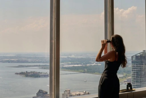 Located on the 60th floor of a Lower Manhattan skyscraper, Manhatta, a Danny Meyer restaurant, provides incredible views, great food, and a nice cocktail and wine list.
They offer a choice between a 3 or 4-course seasonal tasting menu for dinner and Ă la a carte for lunch. Itâs the perfect spot for a special occasion!